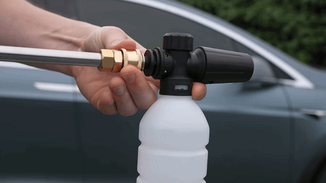 BAYU Portable Pressure Washer | 130W 200PSI | 40-Min Runtime | Complete Kit