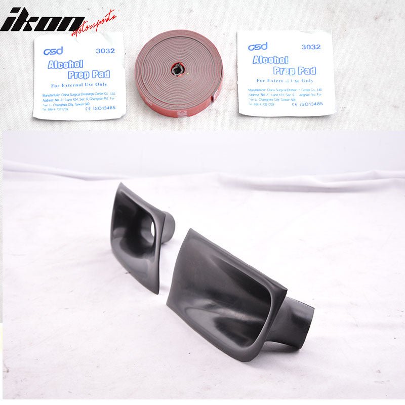 1992-1995 Honda Civic EG SR3 JDM JS Style Air Duct Scoop Vents PU