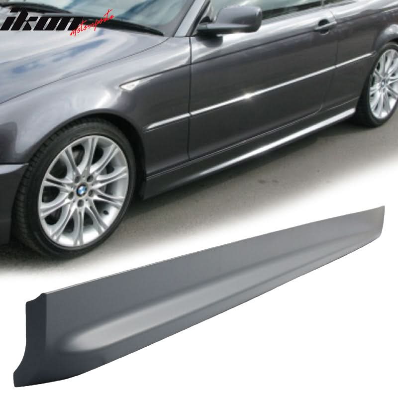 2000-2006 E46 3 Series 2Dr MT M Sport Unpainted Gray Side Skirts PP