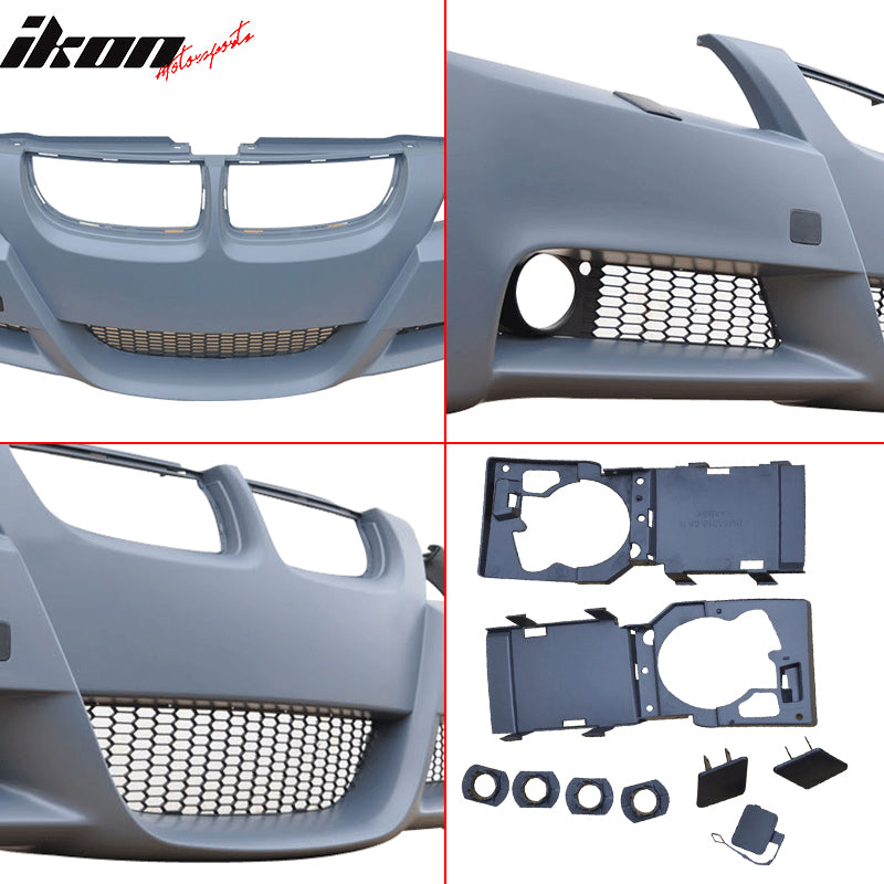2006-2008 BMW E90 3-Series Pre-LCI Sedan M-Tech Style Front Bumper PP
