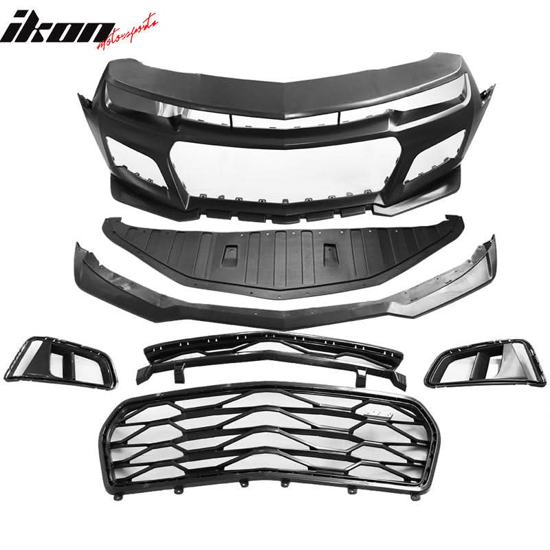 2010-2013 Chevy Camaro ZL1 Style Front Bumper w/ Headlights