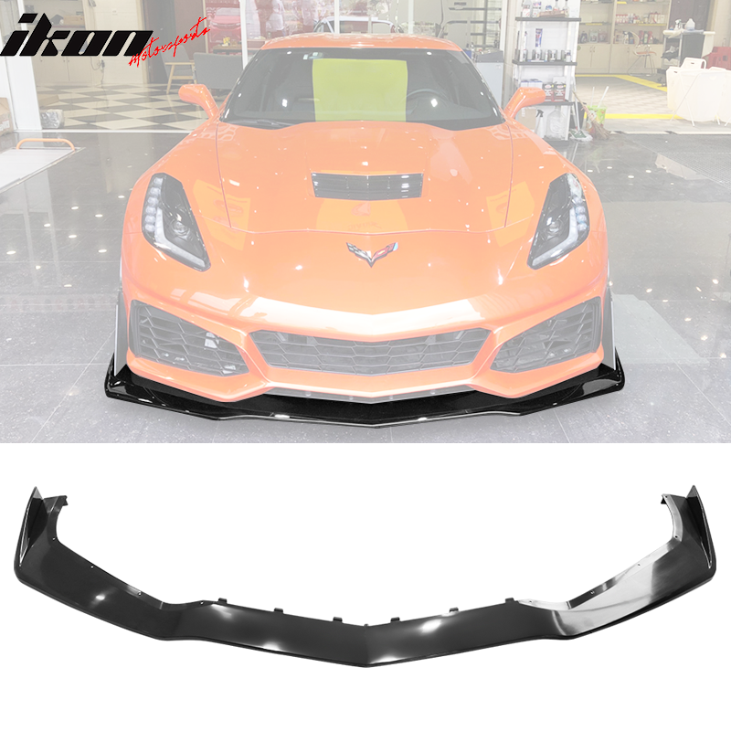 2014-2019 Chevy Corvette C7 ZR1 Style Painted Front Bumper Lip PP