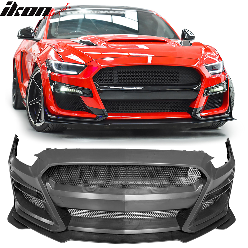 2015-2017 Ford Mustang GT500 Style Painted Front Bumper Replacement PP