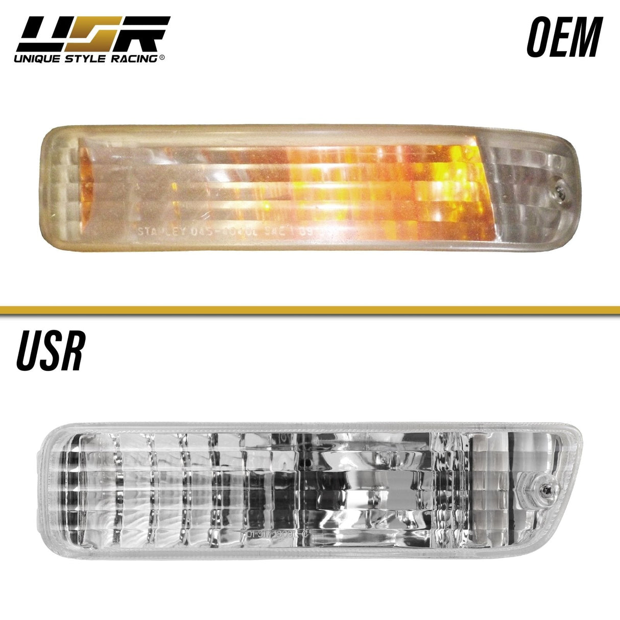 1992-1993 Acura Integra Amber Bumper Lights