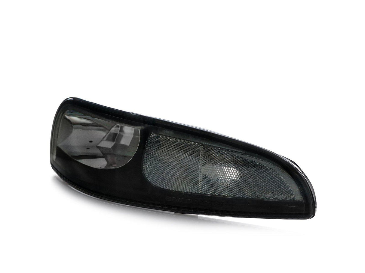 1997-2004 Chevrolet Corvette C5 Black Smoke Front Signal Bumper Light