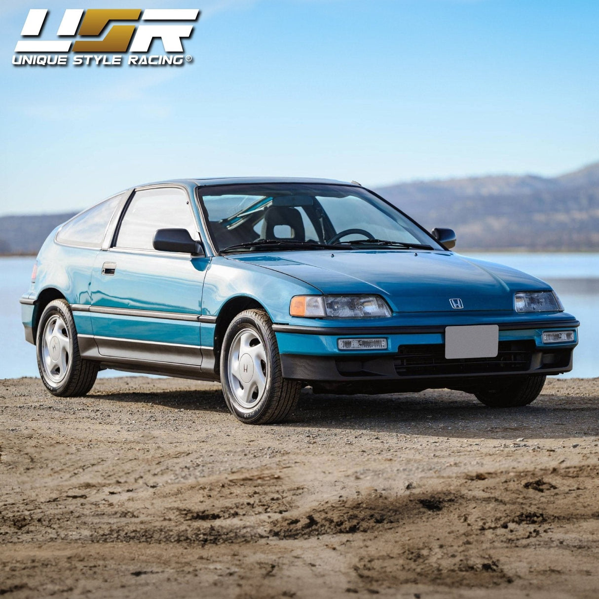 1990-1991 Honda Crx Depo Crystal 脢Amber Bumper Lights