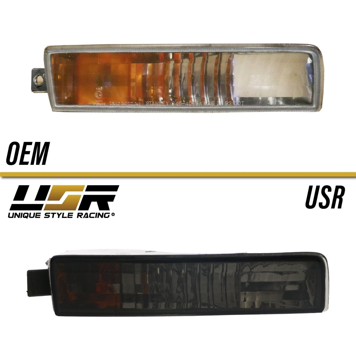 1997-2001 Honda Prelude Smoke Bumper Lights