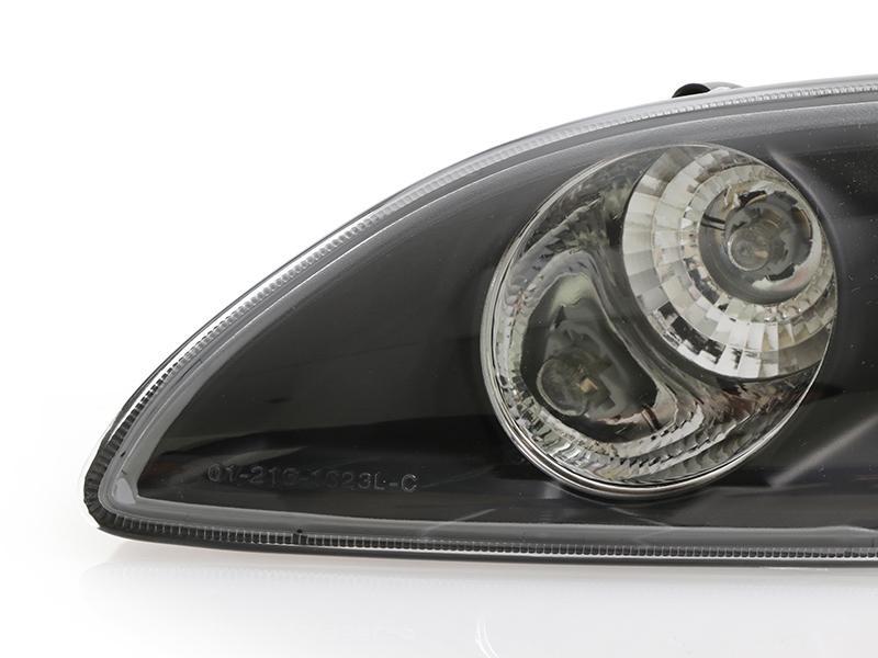1999-2002 Mazda RX7 Crystal Black Clear Front Bumper Signal Lights