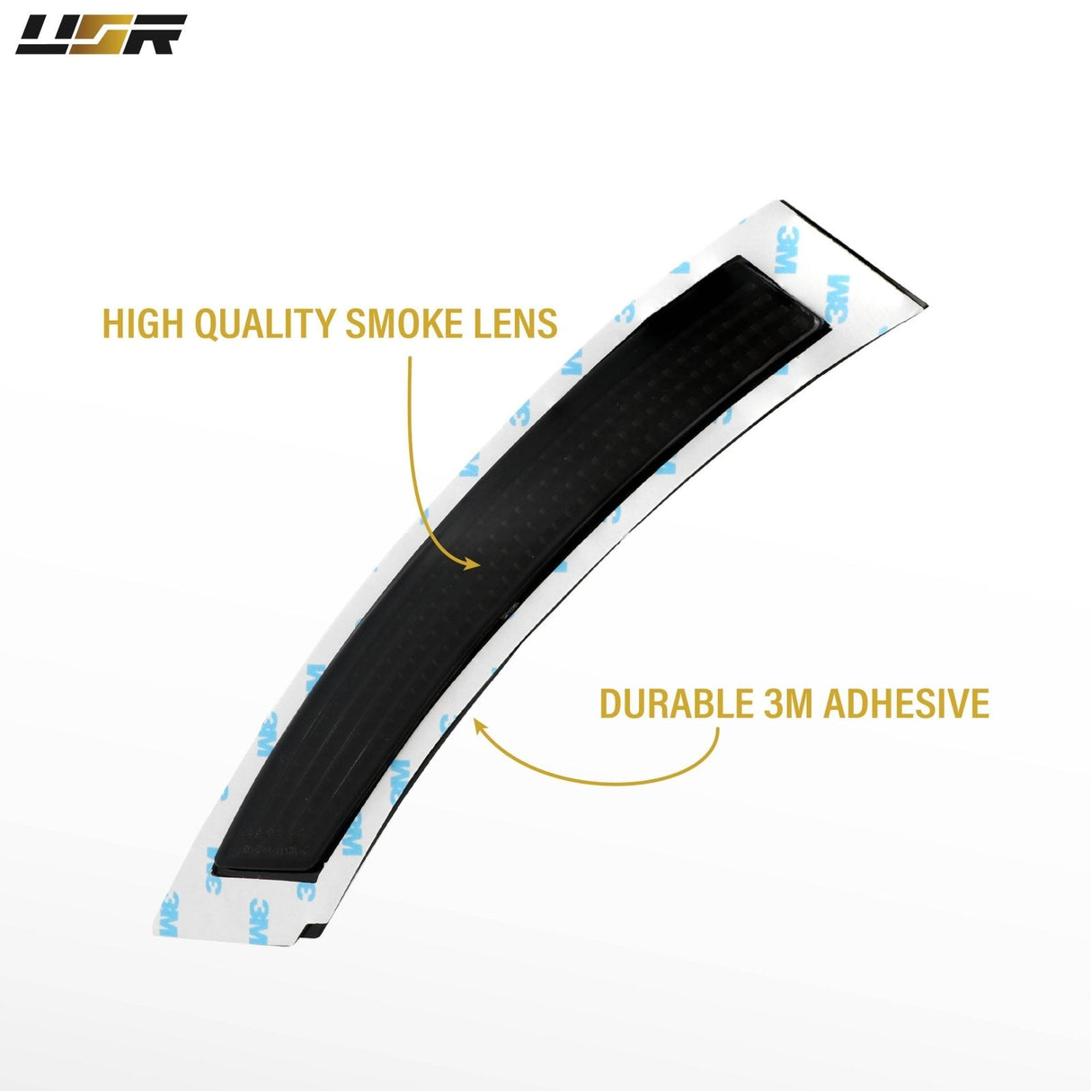 2007-2012 BMW E92/E93 3 Series Crystal Smoke Front Bumper Reflector