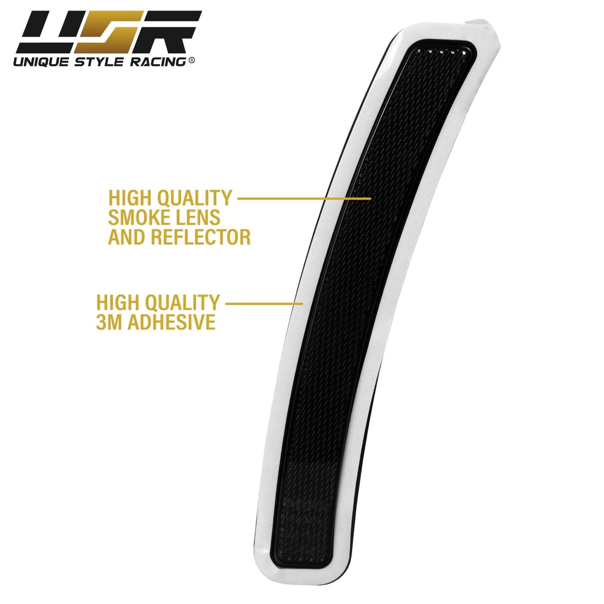 2019-2021 BMW G20 3 Series Smoke Front Bumper Reflector Set