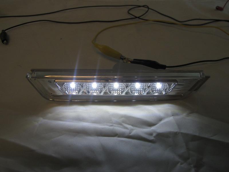 2010+ Chevy Camaro Clear Led White Rear Bumper Side Marker Lights