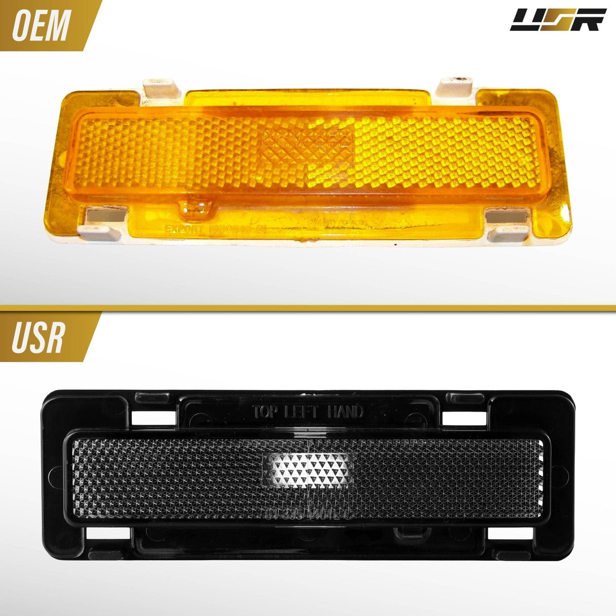 1985-1992 Chevrolet Camaro Front Smoke Bumper Side Marker Lights