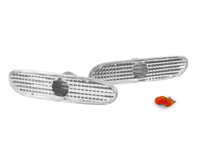 2000-05 Dodge Neon Crystal Smoke Front Bumper Side Marker Lights