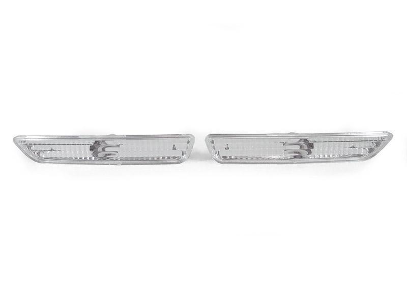 2010-2014 Ford Mustang Clear Crystal Bumper Side Marker Lights
