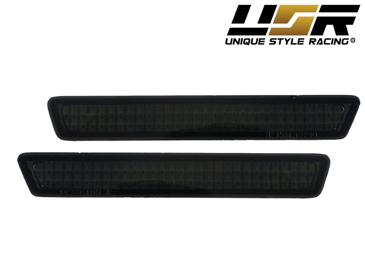 1999-2004 Ford Mustang Crystal Smoke Rear Bumper Side Marker Lights
