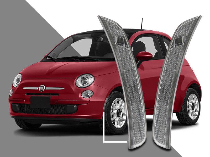 2012-2019 Fiat 500 Smoke Front Bumper Side Marker Light