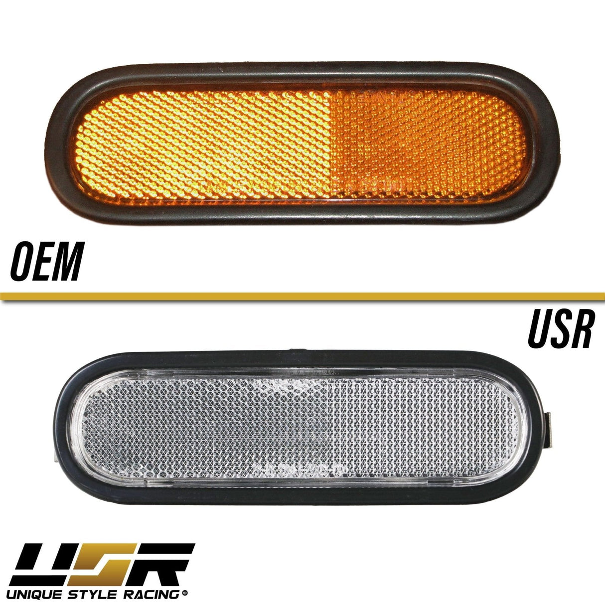 1993-1997 Honda Del Sol Smoke Front Bumper Side Marker Light