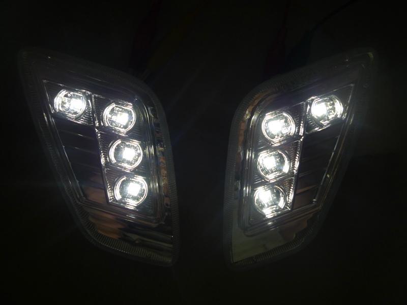 1997-2006 Jeep Wrangler TJ Black Smoke White LED Side Marker Lights