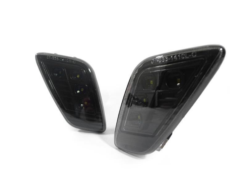 1997-06 Jeep Wrangler Tj Clear White Led Side Marker Lights