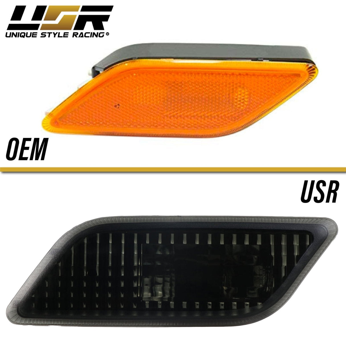 2010-2013 Mercedes C207 E-Class Crystal Smoke Front Bumper Light
