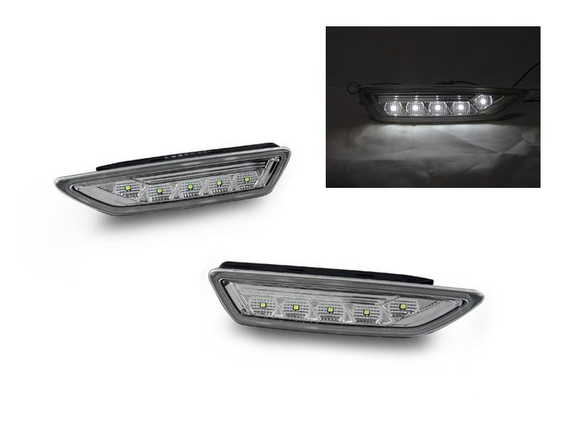 2009-2012 Mercedes SL Class Clear White LED Bumper Side Marker