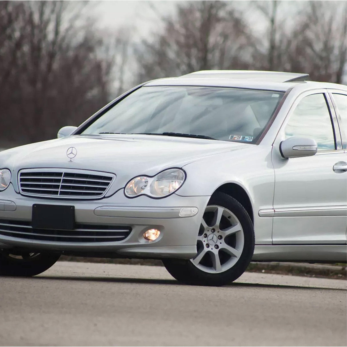 2001-2007 Mercedes W203 C-Class Smoke Bumper Lights