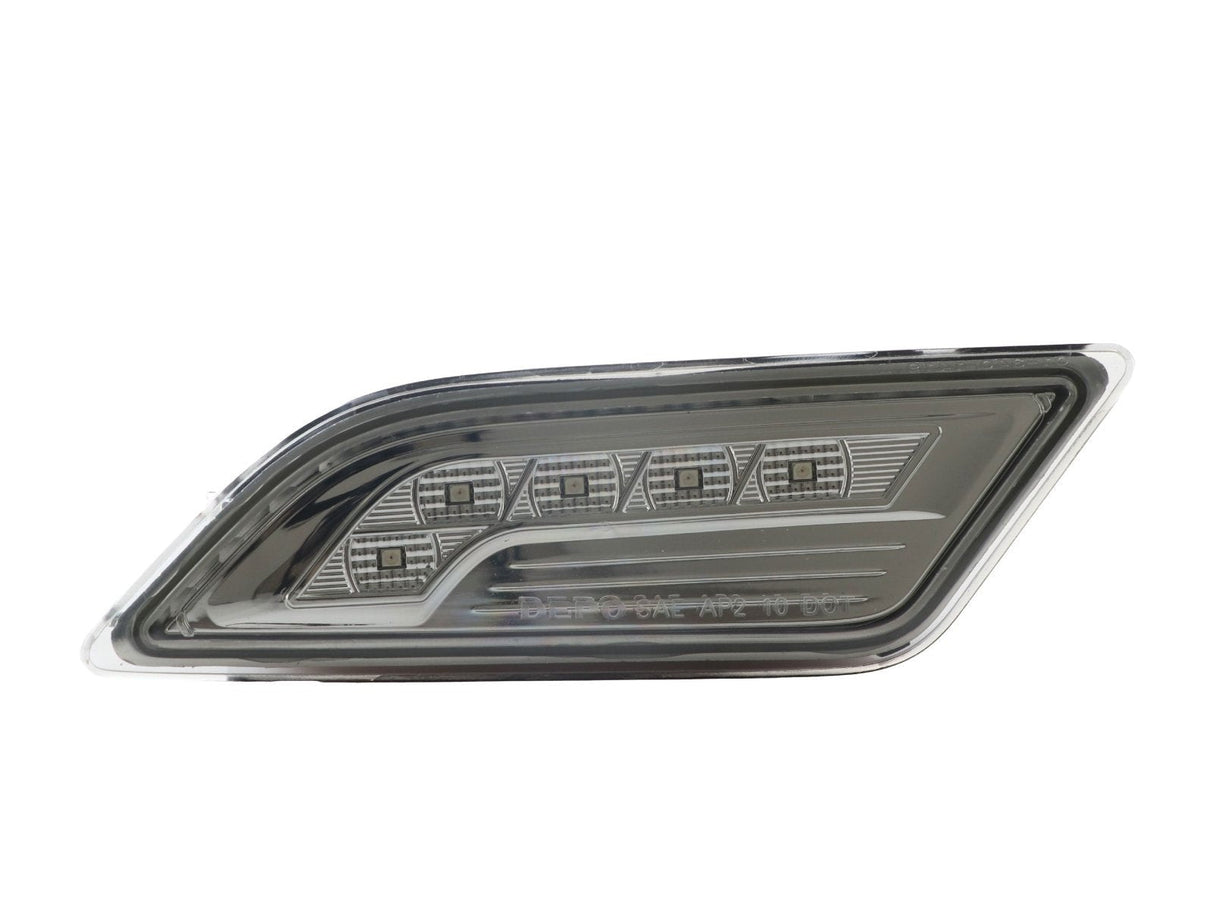 2012-2014 Mercedes W204 Smoke White Led Bumper Side Marker Lights