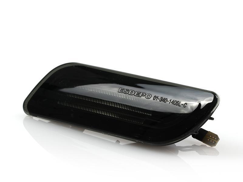 1998-2003 Mercedes CLK/SLK Crystal Smoke White LED Side Markers
