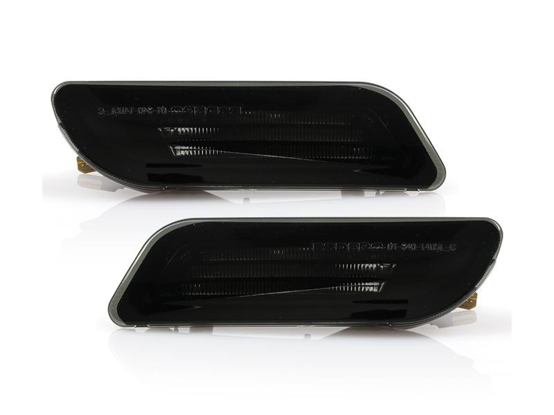1998-2003 Mercedes CLK/SLK Crystal Smoke White LED Side Markers