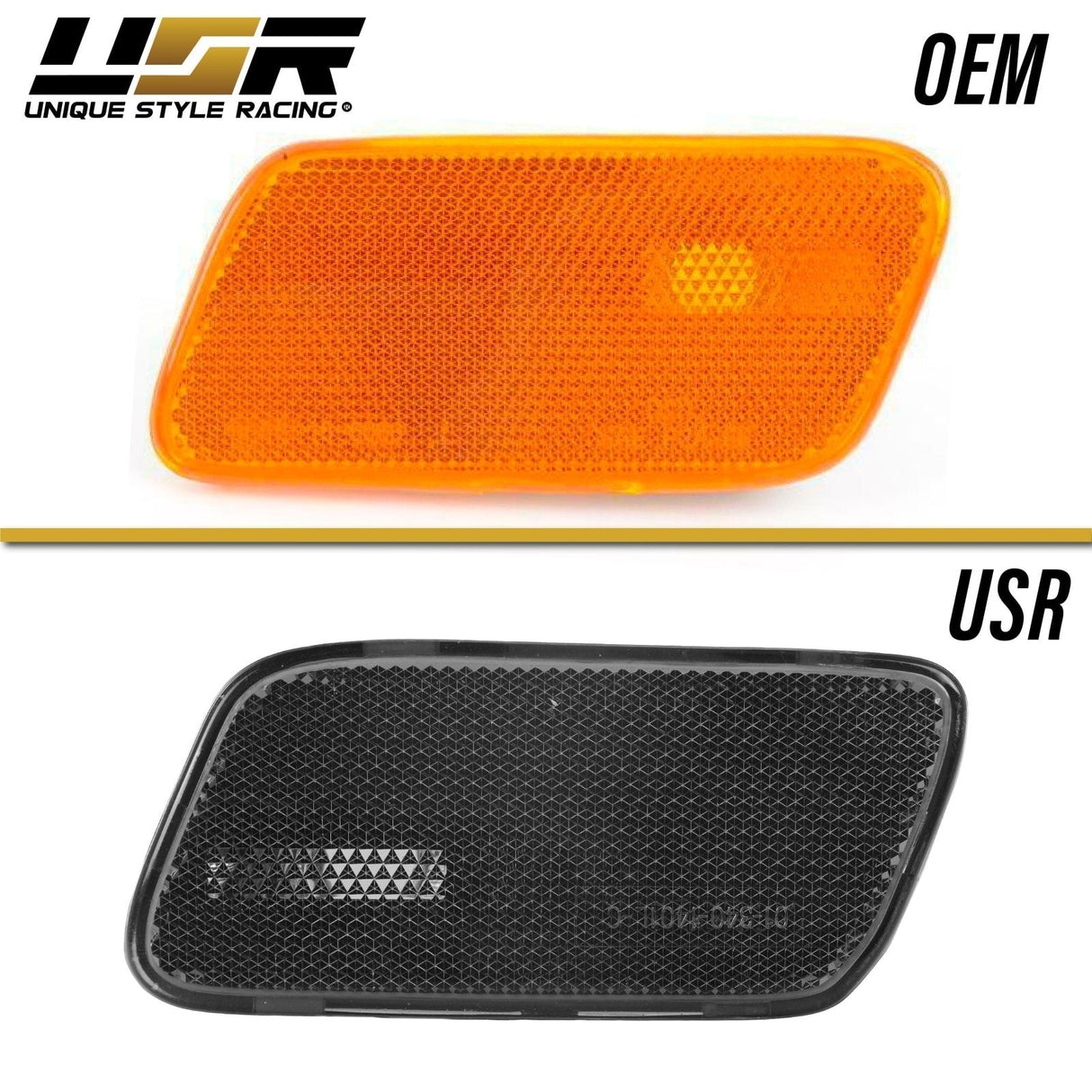 1996-2002 Mercedes W210 E-Class Smoke Bumper Lights