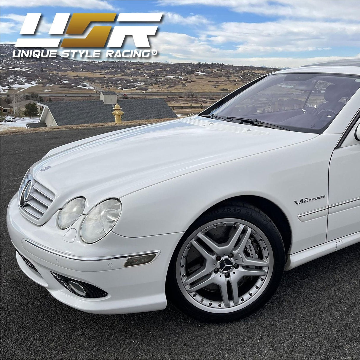 2000-2006 Mercedes CL-Class Crystal Smoke Bumper Lights