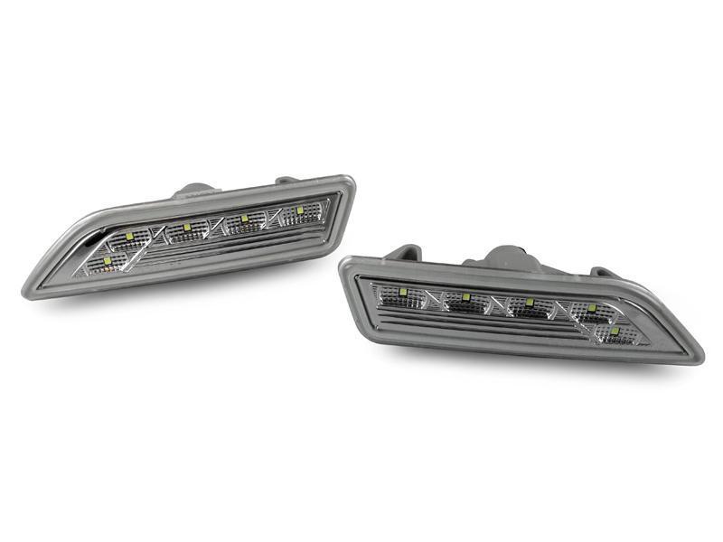2006-2011 Mercedes W219 Cls-Class Clear Amber Led Front Bumper Side Marker Light