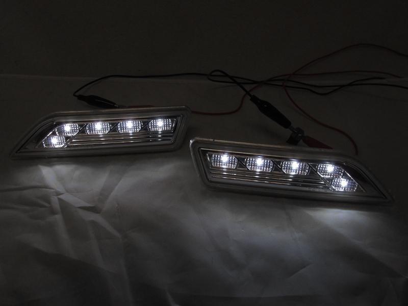 2006-2011 Mercedes W219 Cls-Class Clear Amber Led Front Bumper Side Marker Light