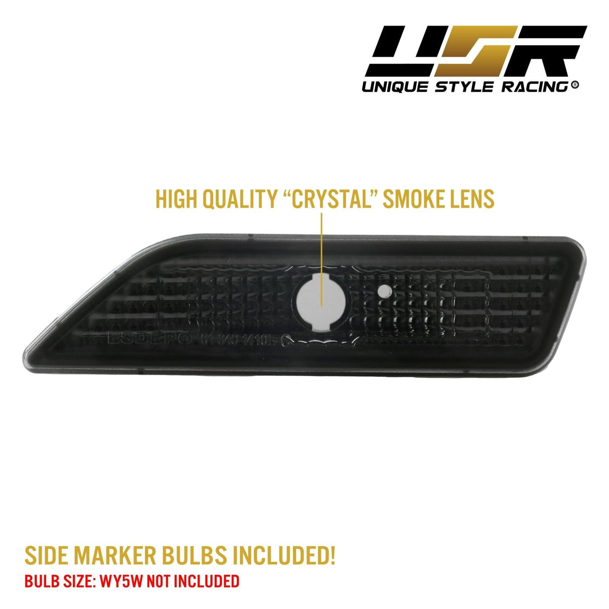 2006-2011 Mercedes W219 Cls-Class Crystal Smoke Front Bumper Lights