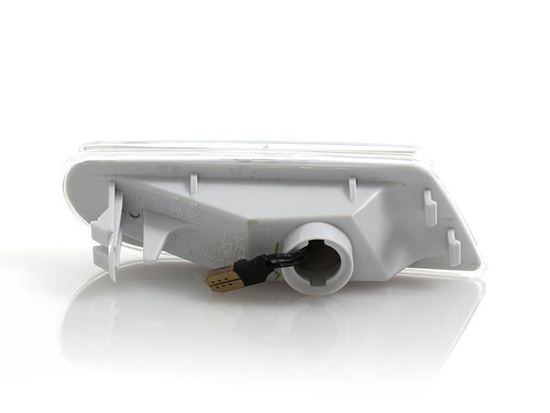 2000-2006 Mercedes W220 S-Class Crystal Smoke White LED Bumper Lights