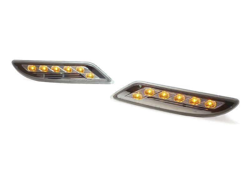 2007-2009 Mercedes W221 S- Class Crystal Clear Amber Led Front Bumper Light
