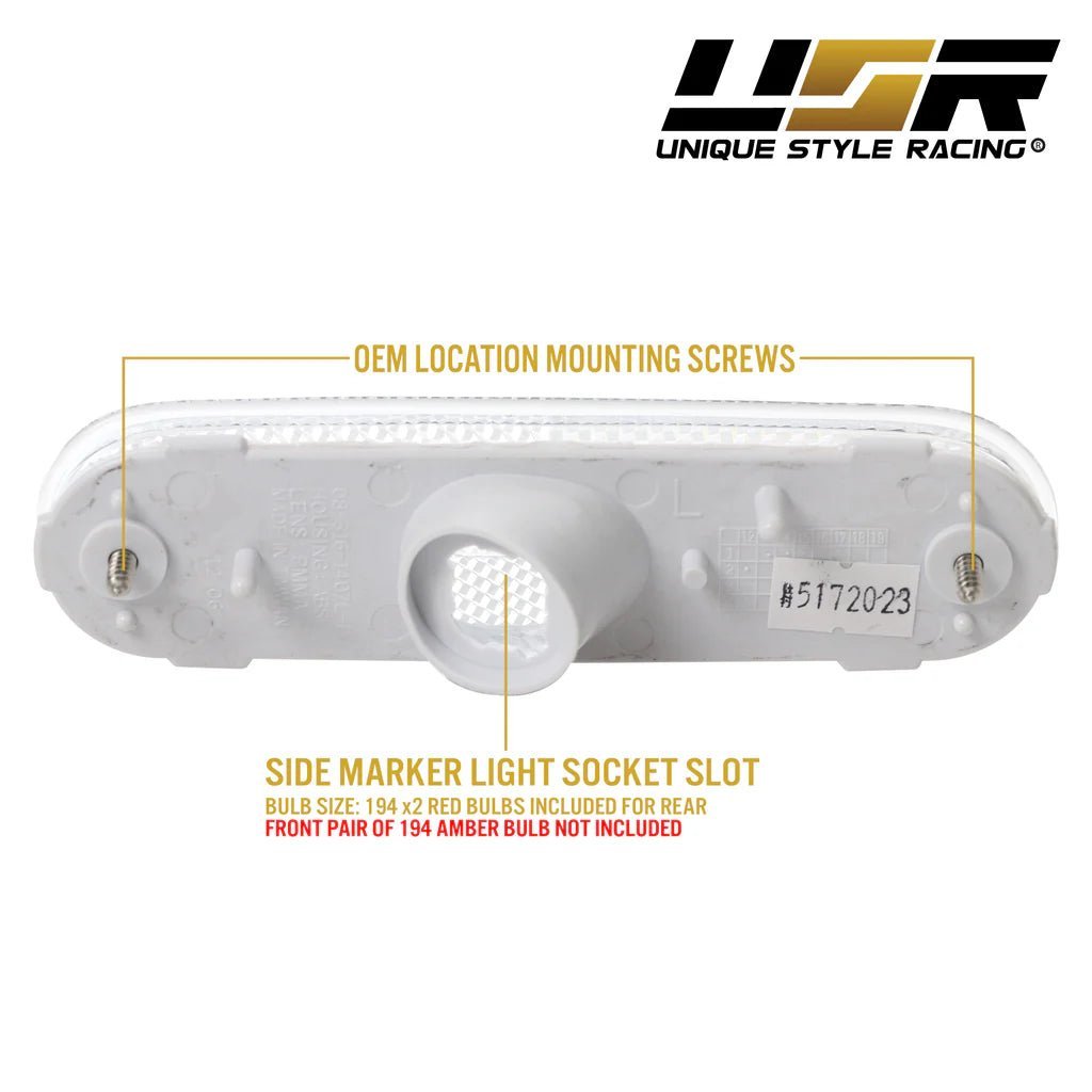 1990-1997 Mazda Miata Smoke Front or Rear Bumper Side Marker Light