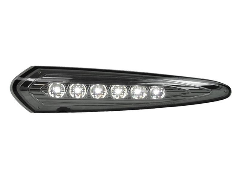 2000-2003 Nissan Maxima Smoke Rear Red Led Bumper Side Marker