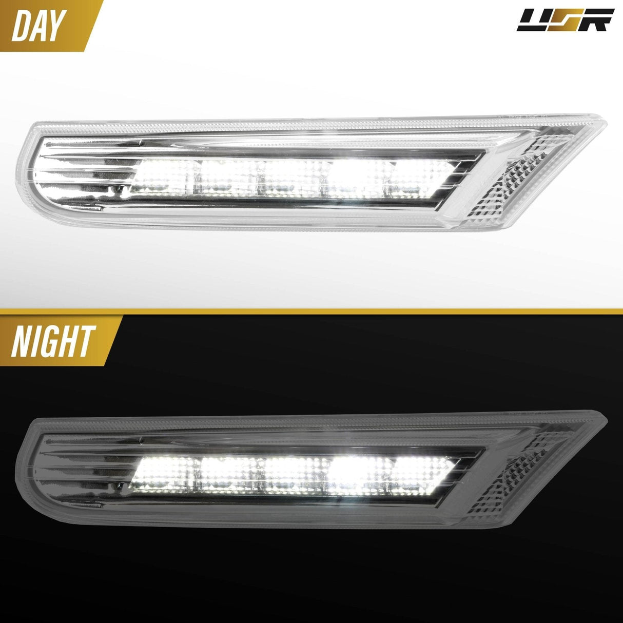 1998-2004 Porsche 996/Boxster 986 Smoke White LED Side Marker Lights