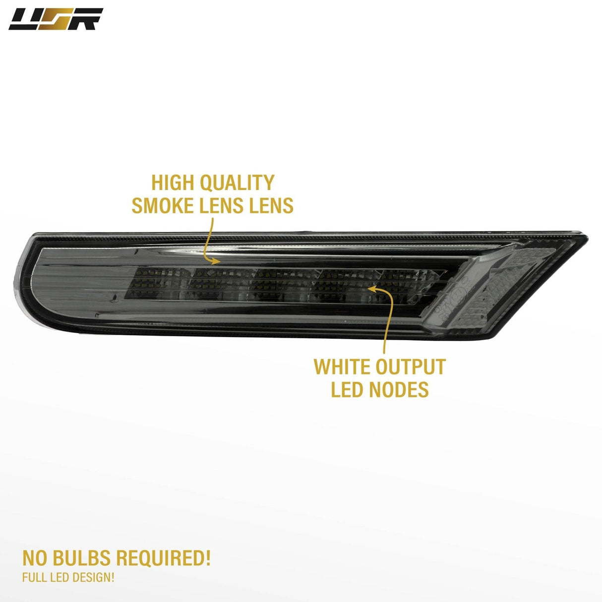 1998-2004 Porsche 996/Boxster 986 Smoke White LED Side Marker Lights