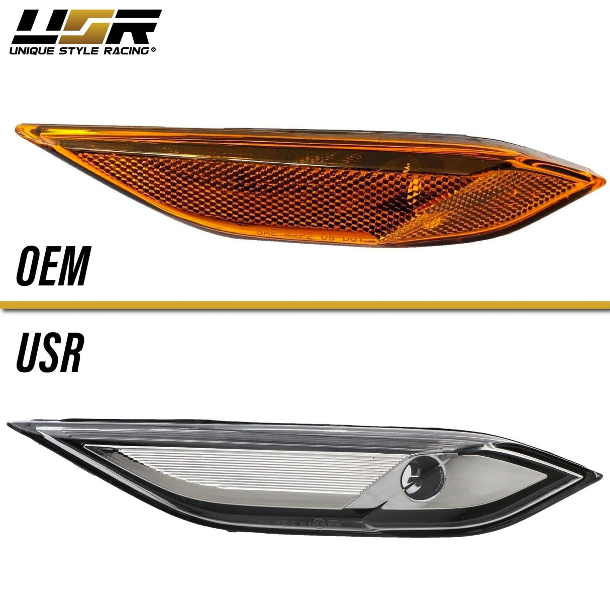 2011-2014 Porsche Cayenne Clear Side Marker Lights Set