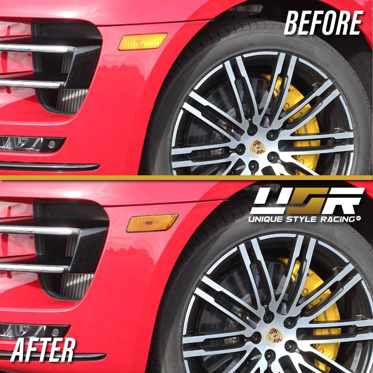 2014-2019 Porsche Macan AM Amber Side Marker Lights Set