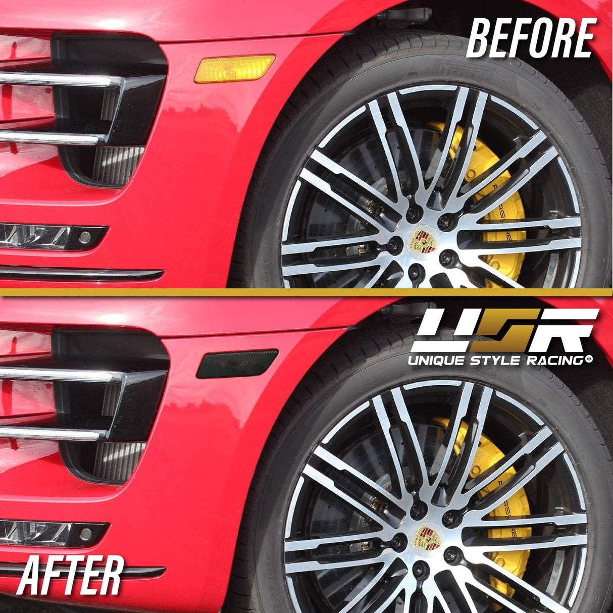 2014-2019 Porsche Macan Smoke Side Marker Lights Set