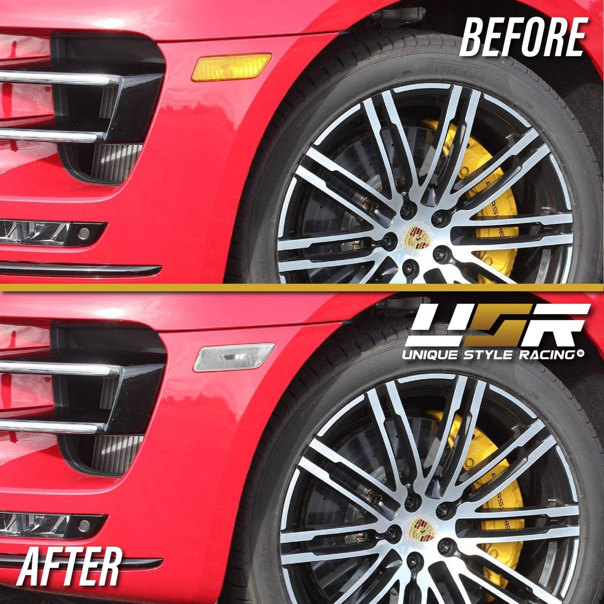 2014-2019 Porsche Macan Smoke Side Marker Lights Set