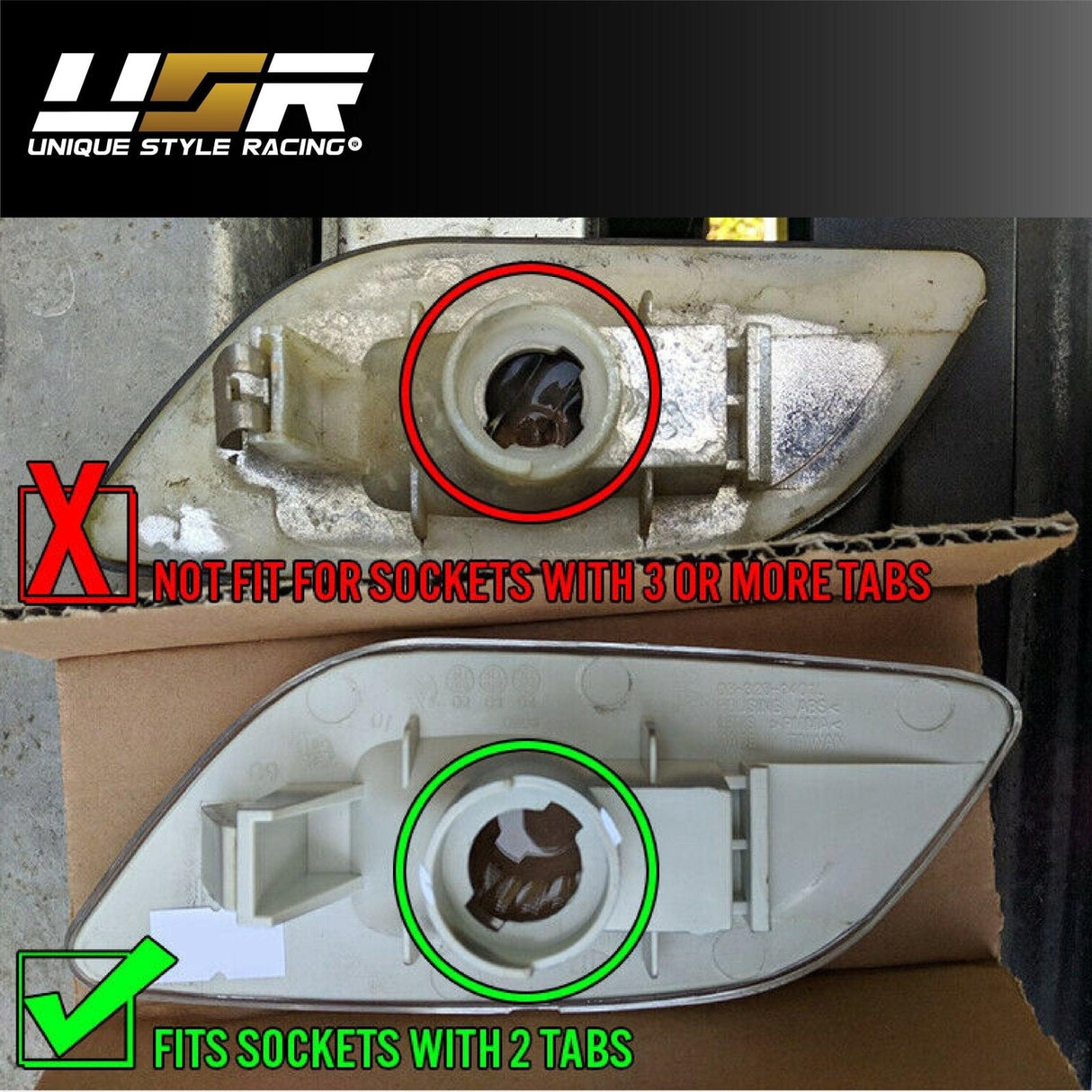 2002-2003 Subaru Impreza Depo Crystal Dark Smoke Front Bumper Side Marker Lights