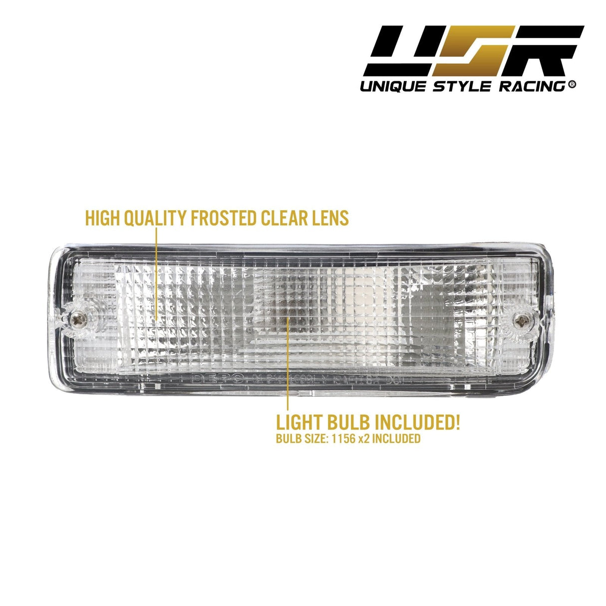 1990-1991 Toyota 4Runner Clear Bumper Lights