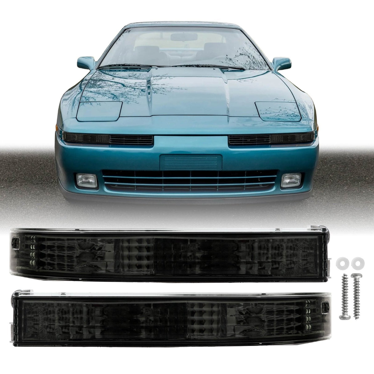 1989-1992 Toyota Supra Smoke Bumper Lights