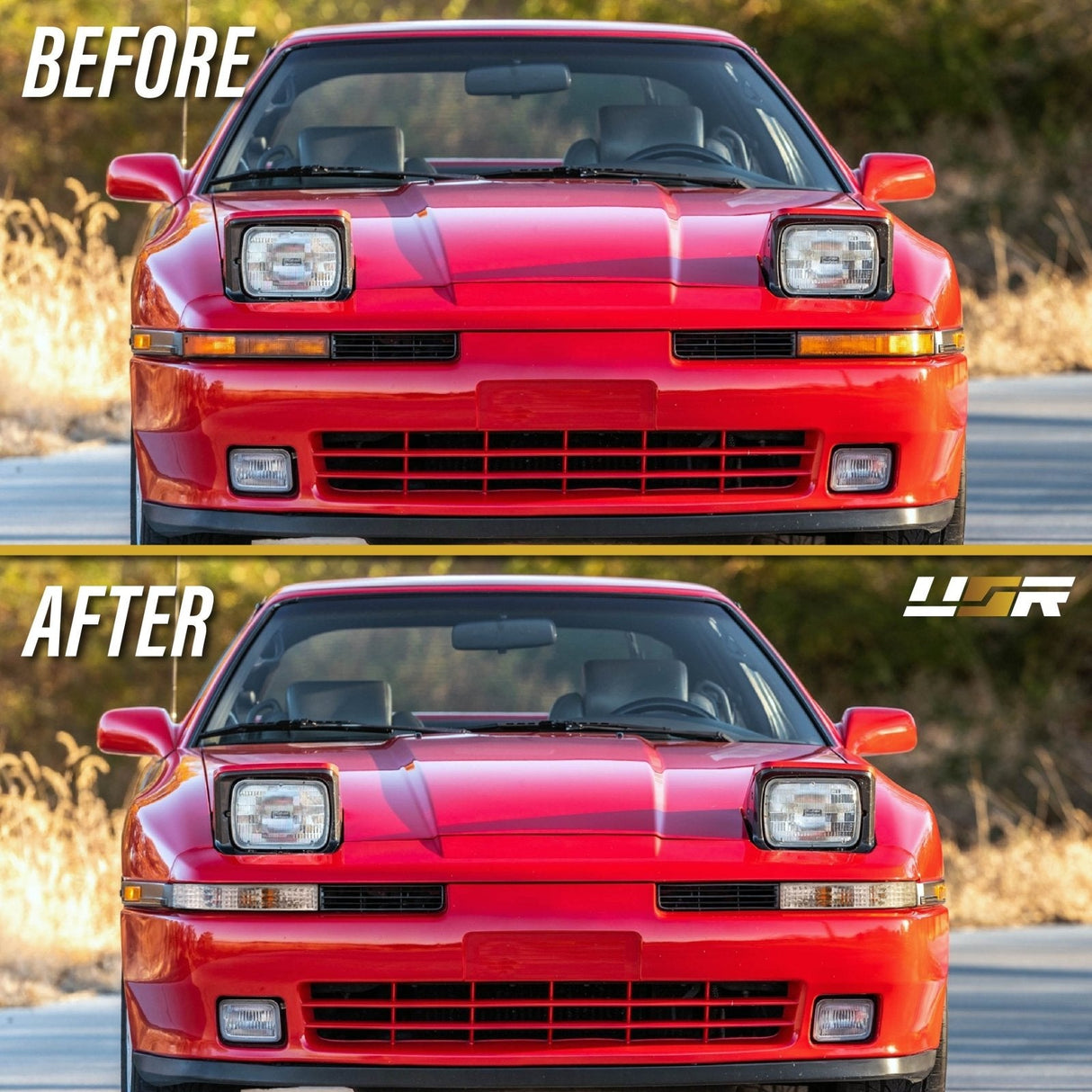 1989-1992 Toyota Supra Smoke Bumper Lights