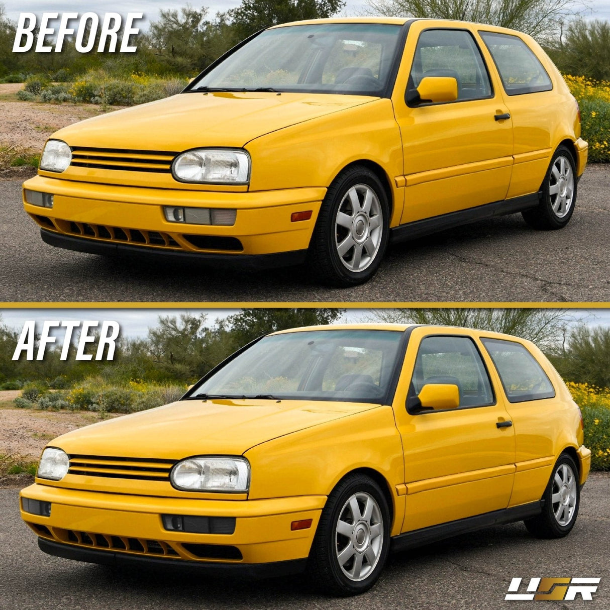 1993-1999 Volkswagen Golf/GTI/Jetta Projector Fog Light Bumper Signals
