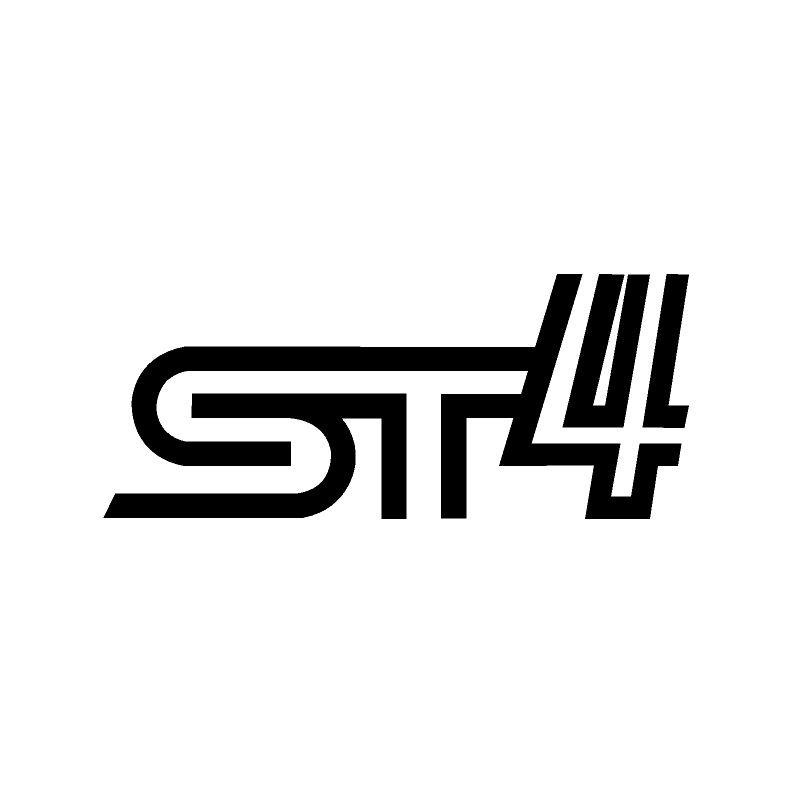 ST4 6" Sticker fits 4th Generation Subaru WRX / STI - 2015-2021
